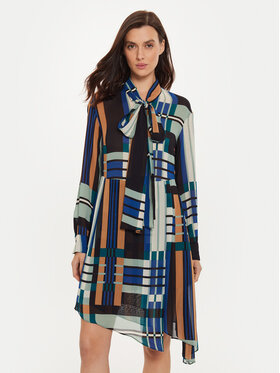 Sisley Sisley Rochie tip cămașă 4YBMLV065 Colorat Regular Fit