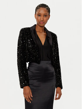 Rinascimento Rinascimento Sacou CFC0121944003 Negru Regular Fit