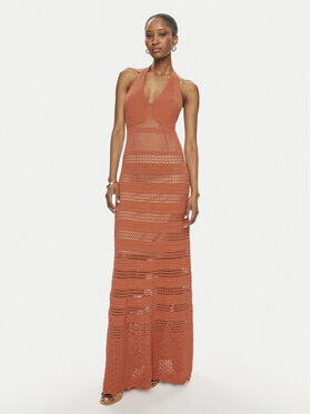 TWINSET TWINSET Rochie tricotată 241TT3112 Portocaliu Regular Fit