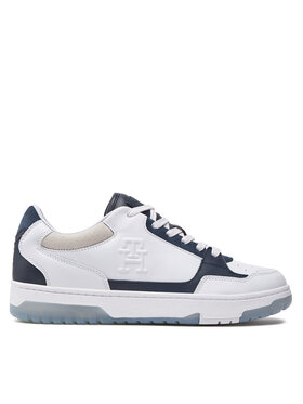 Tommy Hilfiger Tommy Hilfiger Sneakersy Th Basket Best Locker FM0FM04969 Biały