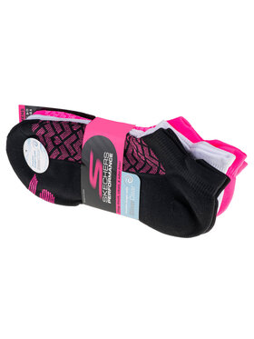 Skechers Skechers Calzini corti da uomo Skechers 3pk Womens 1/2 Terry Low Cut Socks Multicolore