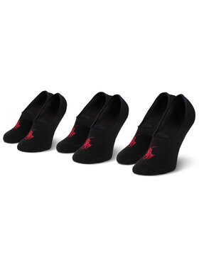Polo Ralph Lauren Polo Ralph Lauren Set di 3 paia di pedulini unisex 449655267002 R. Os Nero
