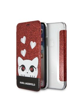 KARL LAGERFELD KARL LAGERFELD Etui na telefon iPhone X/ Xs Czerwony