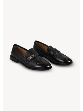 BIZUU BIZUU Mokasíny MONTEVIE LEATHER LOAFERS Černá