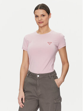 Guess Guess Póló W2YI44 J1314 Rózsaszín Slim Fit
