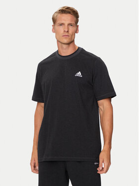 adidas adidas Tričko Seasonal Essentials IW6358 Čierna Regular Fit