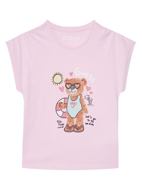 Guess Guess T-Shirt K6GI18 K6YW4 Rosa Regular Fit