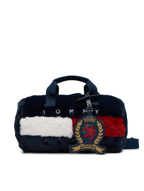 Tommy Jeans Tommy Jeans Дамска чанта Tjw Archive Fur Micro Duffle AW0AW19080 Тъмносин
