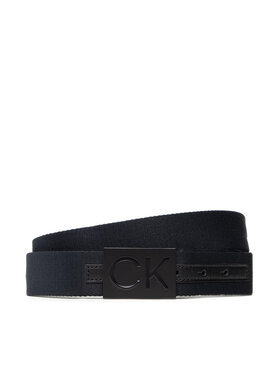 Calvin Klein Calvin Klein Cintura da uomo Inkleined Plaque Webbing 35mm K50K508155 Nero