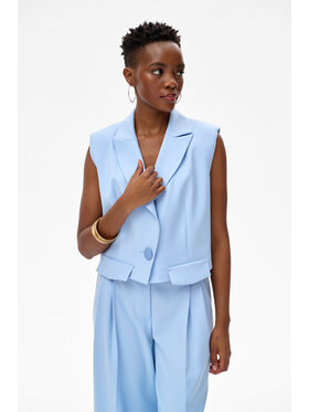 blue shadow blue shadow Kamizelka Florencja Niebieski Regular Fit