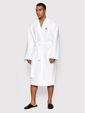 KARL LAGERFELD KARL LAGERFELD Župan Unisex Ikonik 220W2185 Biela