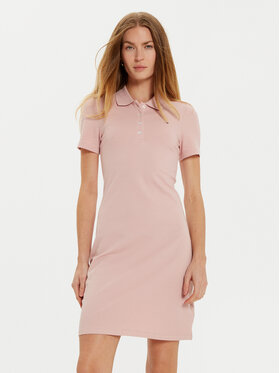 Tommy Hilfiger Tommy Hilfiger Ежедневна рокля 1985 WW0WW43228 Розов Slim Fit