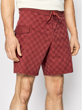 Vans Vans Шорти от плат Vintage VN0A5FKU Червен Regular Fit