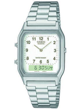 Casio Casio Zegarek AQ-230A-7BMQYES Srebrny