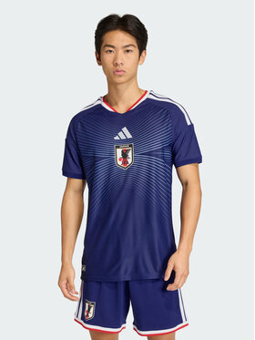 adidas adidas Koszulka techniczna Japonia Błękitny Slim Fit