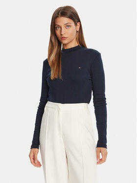 Tommy Hilfiger Tommy Hilfiger Блуза Cody WW0WW47307 Тъмносин Slim Fit