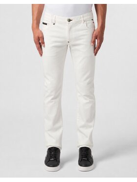 PHILIPP PLEIN PHILIPP PLEIN Džínsy 31789 Biela Slim Fit