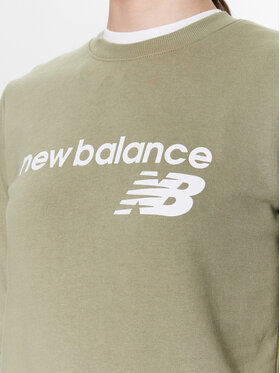 New Balance Majica Dugih Rukava Classic Core WT03811 Zelena Relaxed Fit