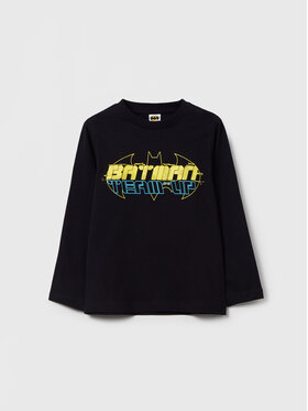 OVS OVS Majica BATMAN 1599224 Crna Regular Fit