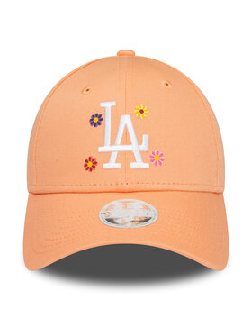 New Era Kapa S šiltom Wmns Flower 940 La Dodgers 60435013 Oranžna