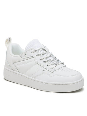 Calvin Klein Jeans Calvin Klein Jeans Sneakersy Basket Cupsole Laceu YW0YW01050 Bílá