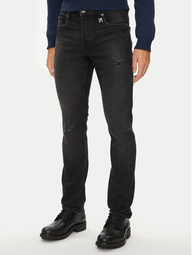 Richmond X Richmond X Τζιν Simov UMA24189JE Μαύρο Slim Fit