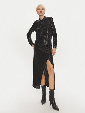LOLA CASADEMUNT LOLA CASADEMUNT Коктейльна сукня LF2416003 Чорний Regular Fit
