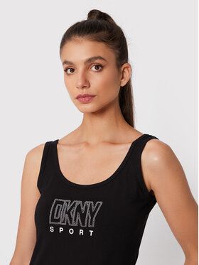 DKNY Sport Ljetna Haljina DP2D4646 Crna Slim Fit