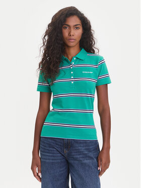 Guess Jeans Guess Jeans Marškinėliai 176097 Žalia Classic Fit