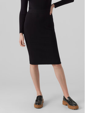Vero Moda Vero Moda Puzdrová sukňa 10290677 Čierna Slim Fit