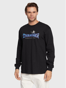 Thrasher Thrasher Тениска с дълъг ръкав Gonz Thumbs Up Черен Regular Fit