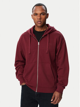 HUGO HUGO Bluza Dapozip 50548651 Bordowy Relaxed Fit