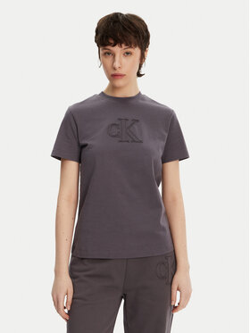 Calvin Klein Jeans Calvin Klein Jeans T-Shirt J20J225256 Šedá Regular Fit