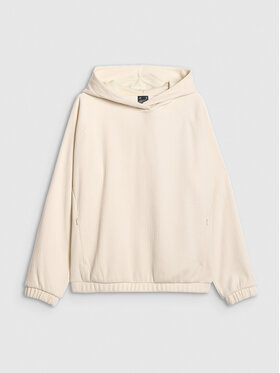 4F 4F Bluza CORDED FLOW Biały Regular Fit