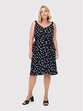 ONLY Carmakoma ONLY Carmakoma Лятна рокля Lolliane 15261815 Черен Regular Fit