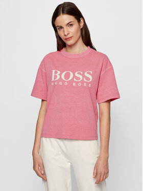 Boss Boss Тишърт C_Evina_Active 50457388 Розов Relaxed Fit