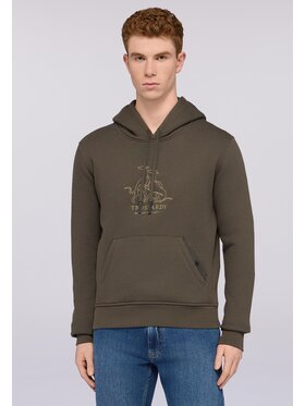 Trussardi Trussardi Felpa G8078100032N035 Verde Regular Fit