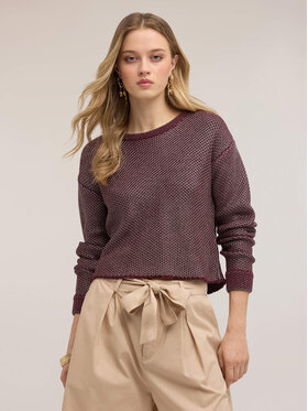 Motivi Motivi Maglione M115W003805N0Z6 Bordeaux Regular Fit