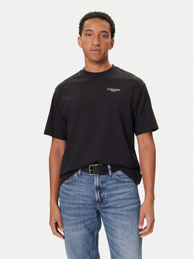 Calvin Klein Jeans Calvin Klein Jeans Tričko LV04RD825G Čierna Regular Fit