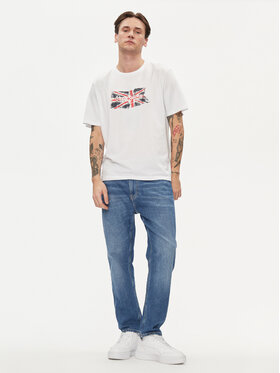 Pepe Jeans T-shirt Clag PM509384 Bijela Regular Fit