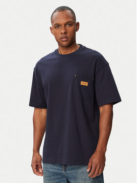 HUGO HUGO Majica Nevado 50564045 Mornarsko modra Loose Fit