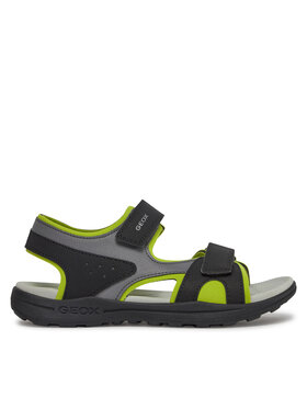Geox Geox Sandále J Vaniett Boy J455XC 015CE C0802 S Čierna