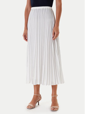 Tatuum Tatuum Plesirana suknja Mirama 1 T2510.172 Écru Relaxed Fit