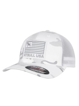 PITBULL PITBULL Czapka z daszkiem Czapka Full Cap PITBULL USA S/M Biały
