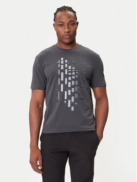 BOSS BOSS T-Shirt GRX Zone 50543808 Szary Regular Fit