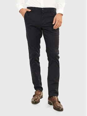 Evenemen Evenemen Chinosy Borgo Granatowy Slim Fit