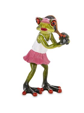 MIAhome MIAhome Figurka żabka FROGG tenisistka Zielony