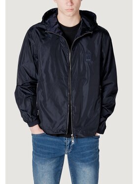 Armani Exchange Armani Exchange Kurtka skórzana XM000342 AF12285 Niebieski Regular Fit