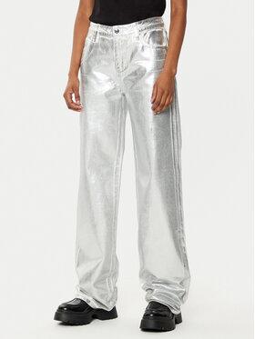 Armani Exchange Armani Exchange Riidest püksid XW000056 AF10836 M8047 Hõbedane Relaxed Fit