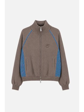 PINKO PINKO Bluza Carcovia Zippato Brązowy